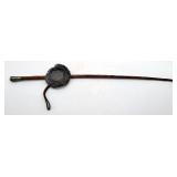Antique Leather Horse Riding Crop Sterling Handle