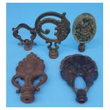 Grouping of Lamp Finials - Peacock+