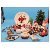 Christmas Santa Claus Lot Rockwell Collector Plate