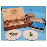 Dresser Box w Pins, BSA Patch, M&M