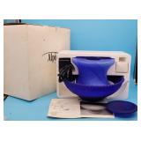 Alpine Blue Glass Misting Table Fountain