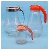 3 Vintage Syrup Dispensers