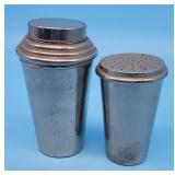 Vintage German Chrome Barware Cocktail Shaker Drin