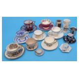 Grouping of Ceramic Tea Cups, Demitasse, Mini Toot