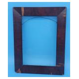 Antique Wood Veneer Picture Frame