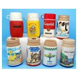 8 Vintage Lunchbox Thermoses Menudo Campbells The