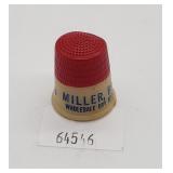 Miller, Bain, Beyer & Co. Advertising Thimble 1900