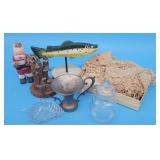 Wooden Trout Décor, Driftwood Figure, Santa, Croch