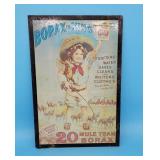 Borax is King Vintage Advertising Metal Sign