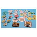 Lot of Pinbacks Patches Antique Motorcycle Club of