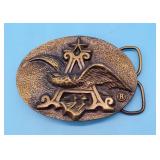 Anheuser Busch Logo Belt Buckle