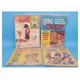 4 Vintage Cracked Magazines King Sized Collectors