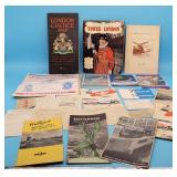 Vintage Travel Brochures & Maps London Holland Zur