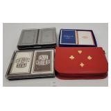 Playing Card Collection - (4) Double Decks - Adver