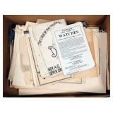 Box Lot Ephemera, Matchbooks, The Sidewalks of New