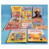 11 Little Golden Books Old MacDonald Litte Red Hen