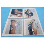 Autographed Promotional Photos Playboy Adult Model