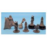 Lot of Pewter Lord of the Rings Hobbit Wizard Figu