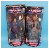 2 Babylon 5 Action Figure Dolls Commander Susan Iv