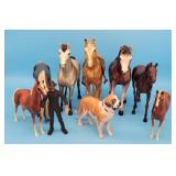 Lot of Hartland & Breyer Horses American Heros Fig
