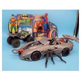 Vintage Toy Lot Batman Robin Bubble Bath Toy Biz M