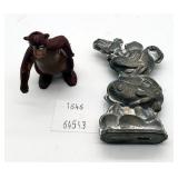 Cast Lead Mickey Mouse & Marx Baloo Bear Figure