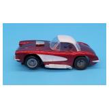 Tyco Pro Slot Car Corvette Red & White