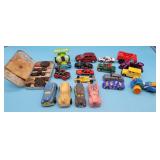 Diecast Hot Wheels, Chalkware Painted Cars, Rubber