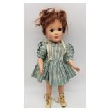 Mary Huyer Original Doll 13" T Blue Stripe Dress