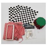 Doll House Tile Floor Sheet, Christmas Table, Moon