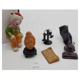Doll House Miniature Candlestick Phone, Vacuum Cle