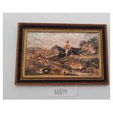 Miniature Artisan Painting Signed BK