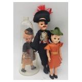 Vintage Dolls Carlson Pirate w Mustache, Peter Pan