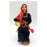 Betsy Hirsch Wire & Cloth Souvenir Doll w Plastic