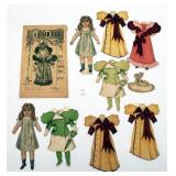1894 Dolly Delight and her Dresses Paper Dolls