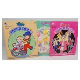 Vintage Paper Doll Character Books Barbie Rockers,