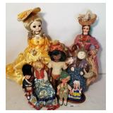 Hand Made Maya Starr Cloth Doll & Other Ethnic Dre