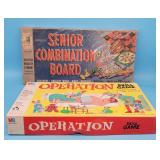 Operation & Senior Combination Board Games