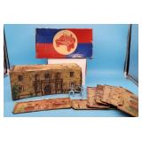 Vintage Alamo Fort Play Set, A True Friend Play Wo