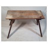 Small Primitive Table w Folding Legs