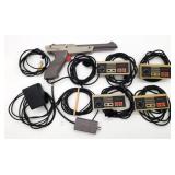 1985 Nintendo Zapper Gun, Controllers & RF Switch