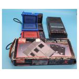 VHS Cassette Rewinder, Portable Radios, GE Cassett