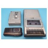 Sears Cassette Recorder, Panasonic Cassette Player