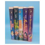 5 Disney Black Diamond VHS Tape Movies 101 Dalmati