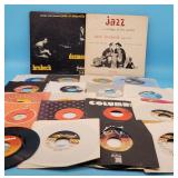 Grouping of 45rpm Vinyl Records (2) 10" Jazz Reco