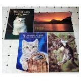 4 Inspirational Cat Posters