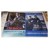 Terminator 2 Judgement Day Blues Brothers Movie Po