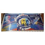 Soviet Space Poster 1986 3 Piece