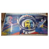 Soviet Space Poster 1986 3 Piece