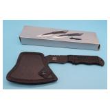 New Knife Set and Hatchet w Case